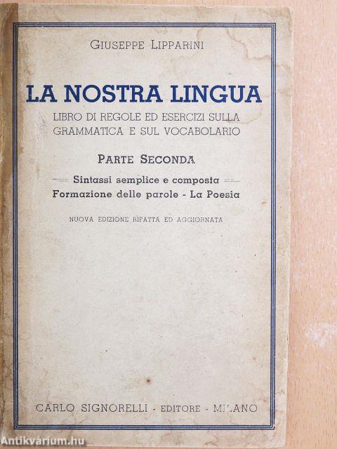 La nostra lingua II.