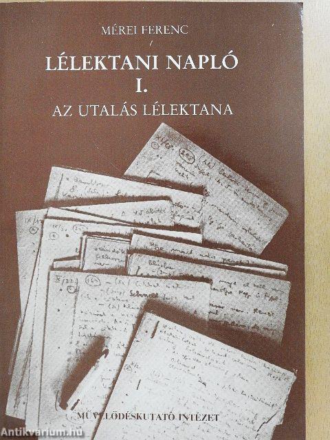 Lélektani napló I-IV.