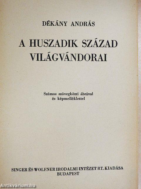 A huszadik század világvándorai