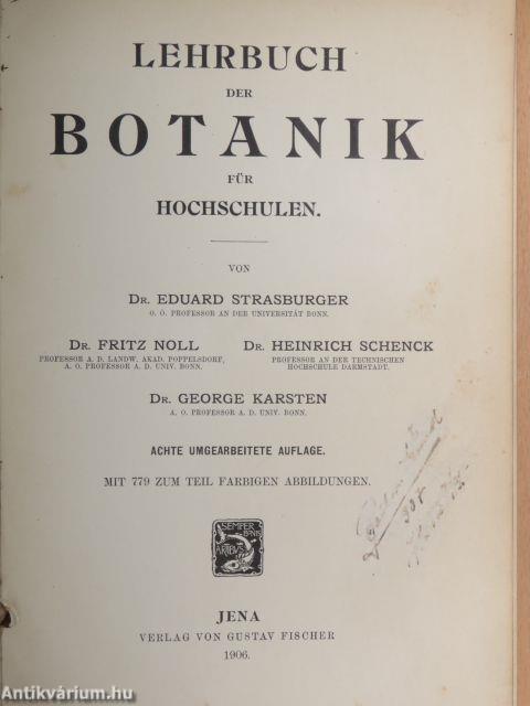 Lehrbuch der Botanik für Hochschulen