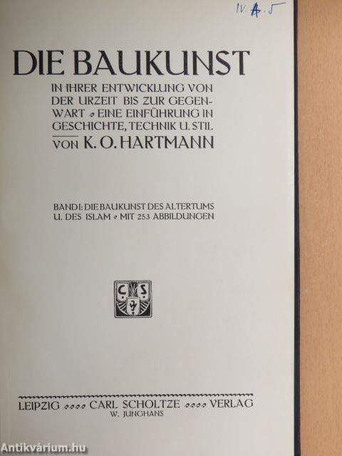 Die Baukunst I.