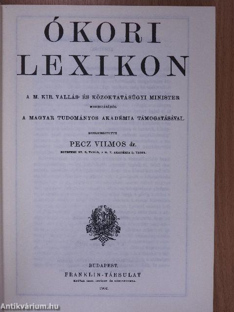 Ókori lexikon I-IV.