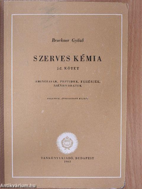 Szerves kémia I/2. (töredék)