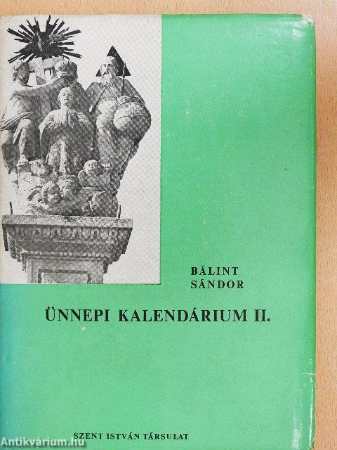 Ünnepi kalendárium II. (töredék)