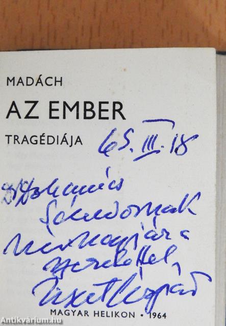 Az ember tragédiája (minikönyv)
