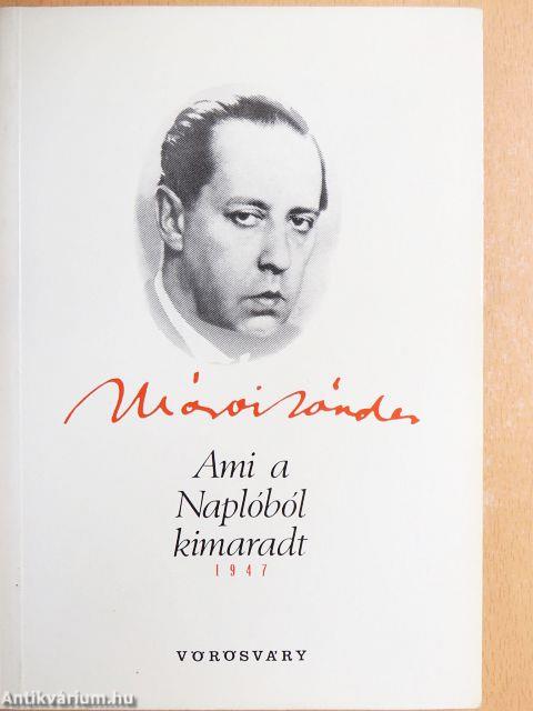 Ami a Naplóból kimaradt 1947