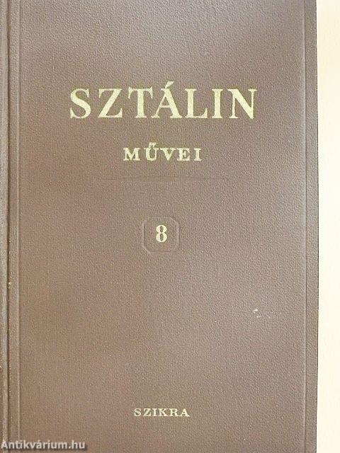 I. V. Sztálin művei 8.