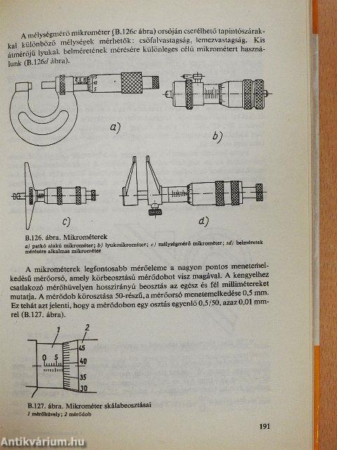 Gépészeti ismeretek és adatok 1. (töredék)