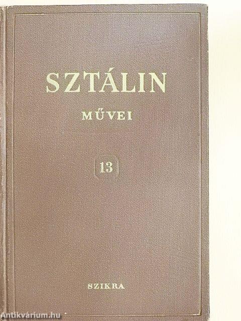 I. V. Sztálin művei 13.