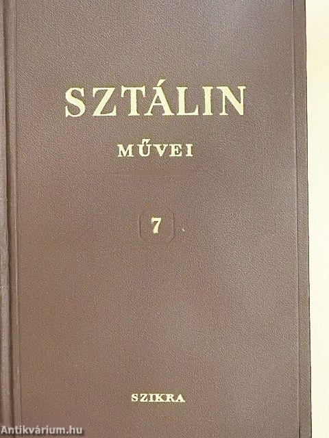 I. V. Sztálin művei 7.