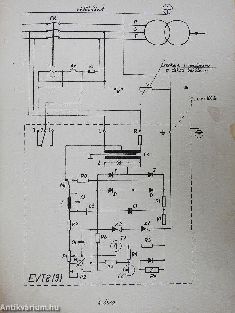 Szigetelt csillagpontú hálózatok szigetelését ellenőrző relé