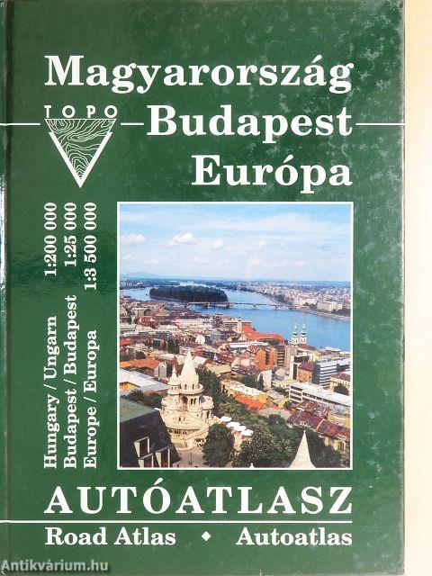 Magyarország, Budapest és Európa autóatlasz