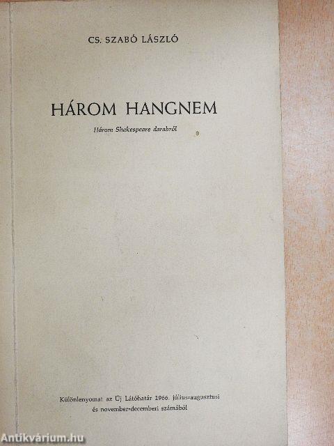 Három hangnem