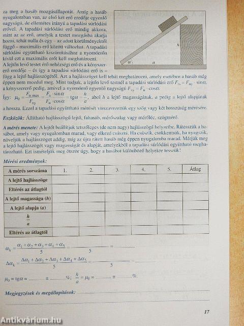 Fizika munkafüzet 11-12.