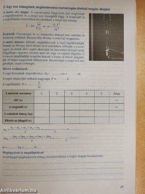Fizika munkafüzet 11-12.