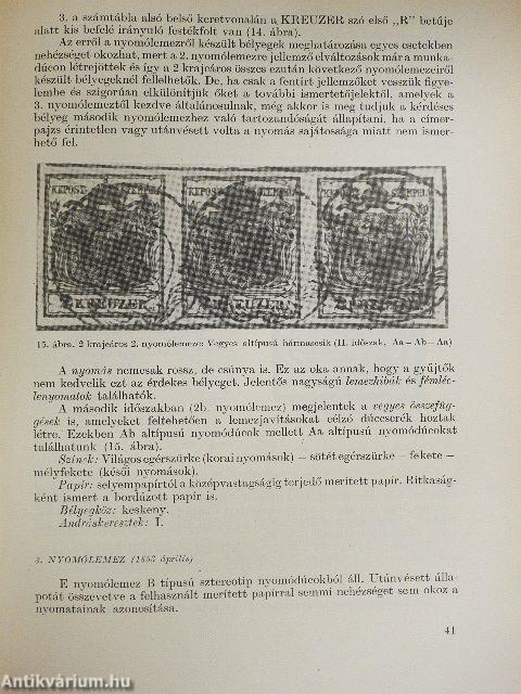 A magyar bélyegek monográfiája II.