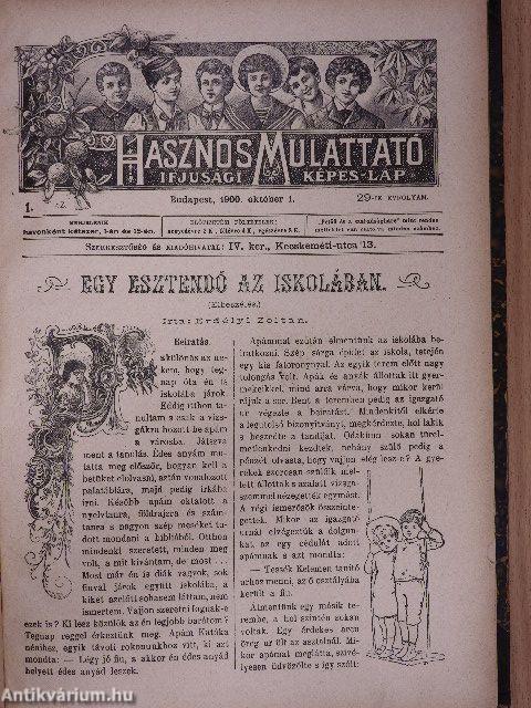 Hasznos mulattató 1900-1901. (nem teljes évfolyam)