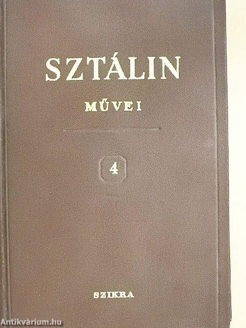 I. V. Sztálin művei 4.