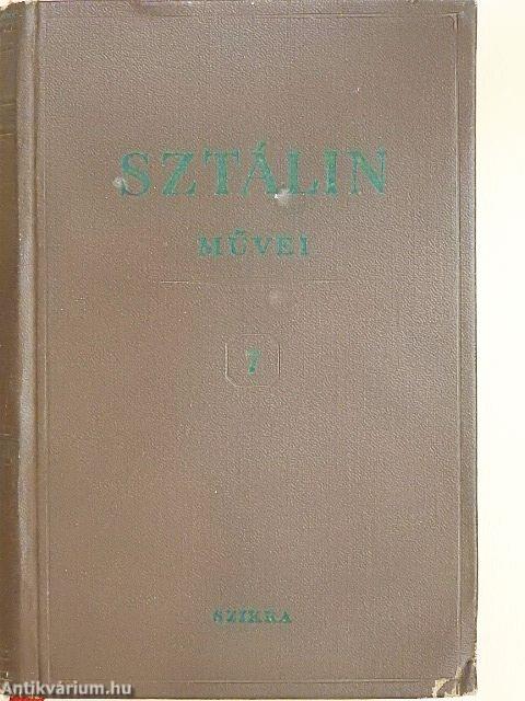 I. V. Sztálin művei 7.