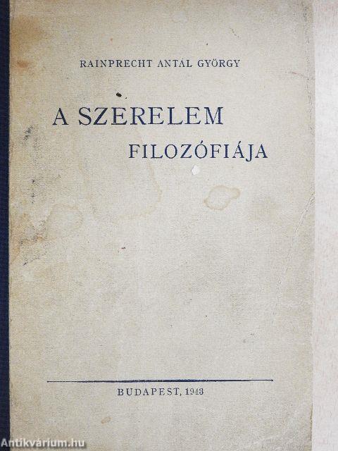 A szerelem filozófiája