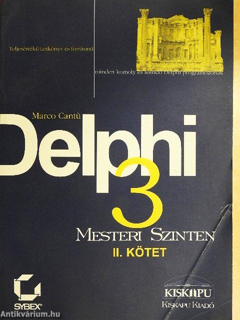 Delphi 3 mesteri szinten II.