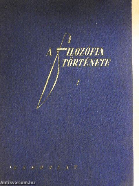 A filozófia története I-VII.