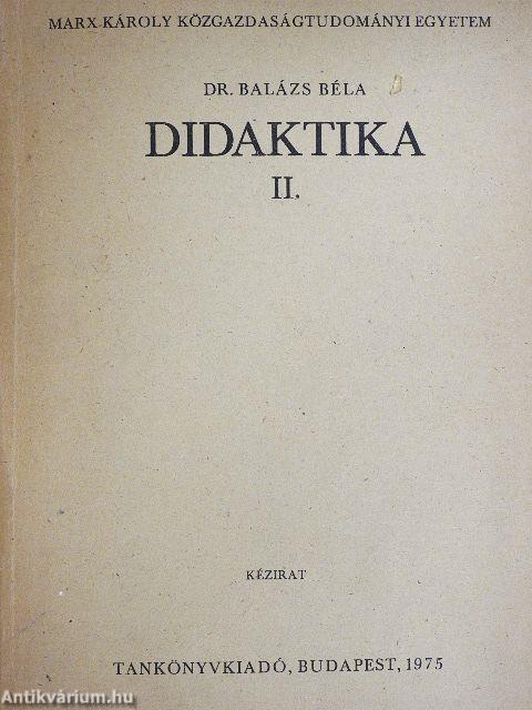 Didaktika II. (töredék)