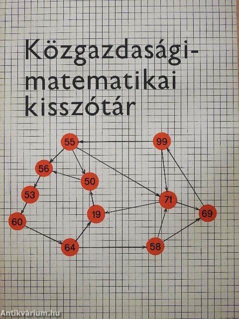 Közgazdasági-matematikai kisszótár