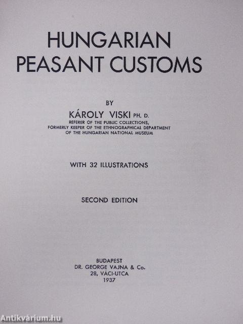 Hungarian Peasant Customs