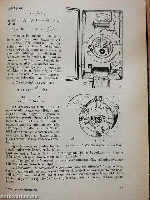 Vegyi és rokonipari mérőműszerek