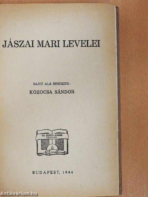 Jászai Mari levelei