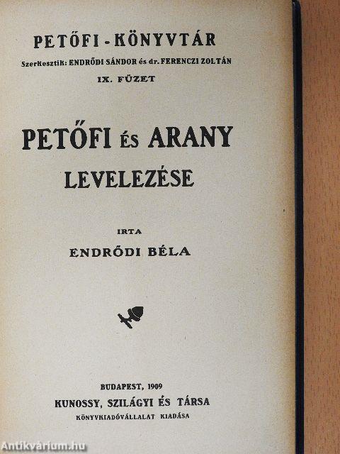 Petőfi és Arany levelezése/Meltzl Hugó Petőfi-tanulmányai