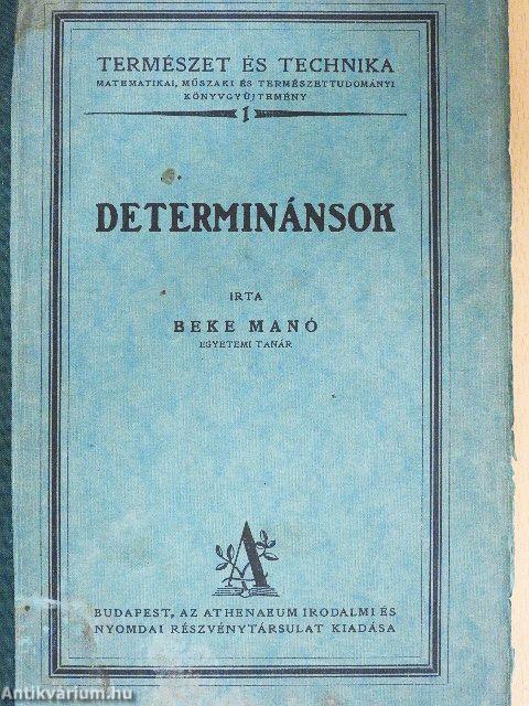 Determinánsok