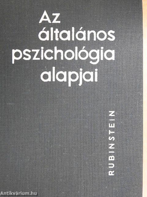 Az általános pszichológia alapjai I-II.