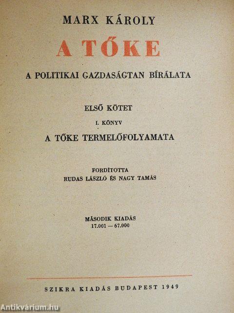 A Tőke I-III.