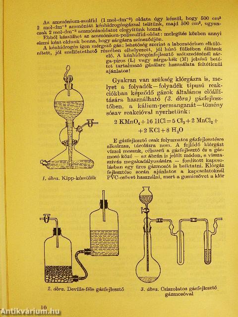 A minőségi kémiai analízis alapjai II. (töredék)