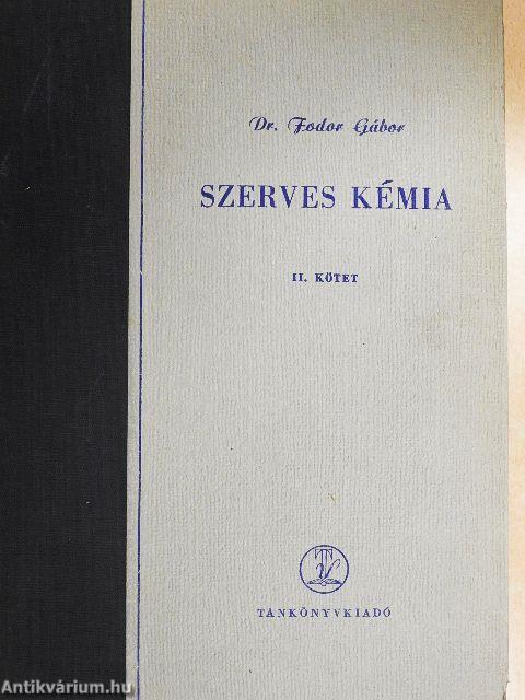 Szerves kémia II. (töredék)