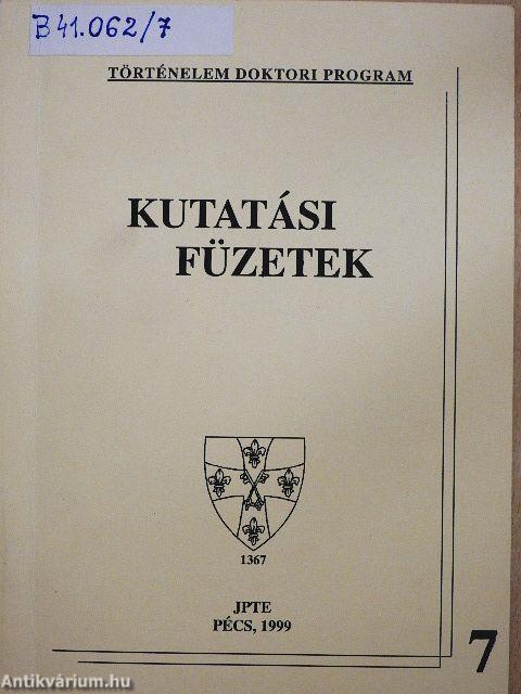 Kutatási füzetek 7.