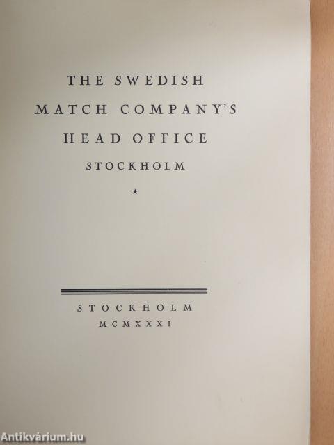 The Swedish Match Company's Head Office Stockholm