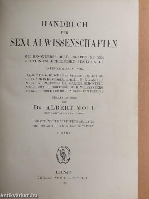 Handbuch der Sexualwissenschaften I. (töredék)