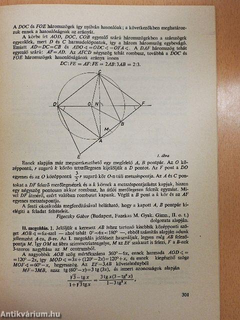 Középiskolai matematikai lapok 1986. október