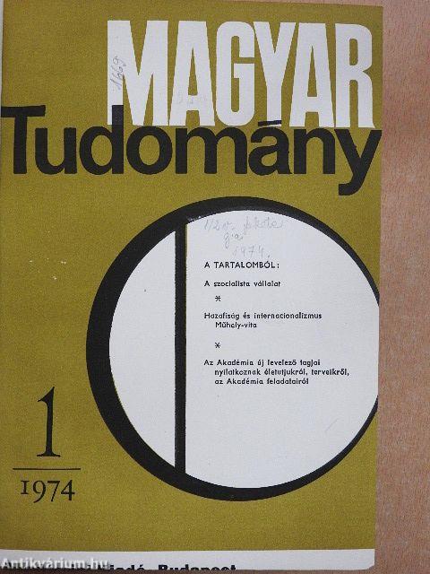 Magyar Tudomány 1974. január-december