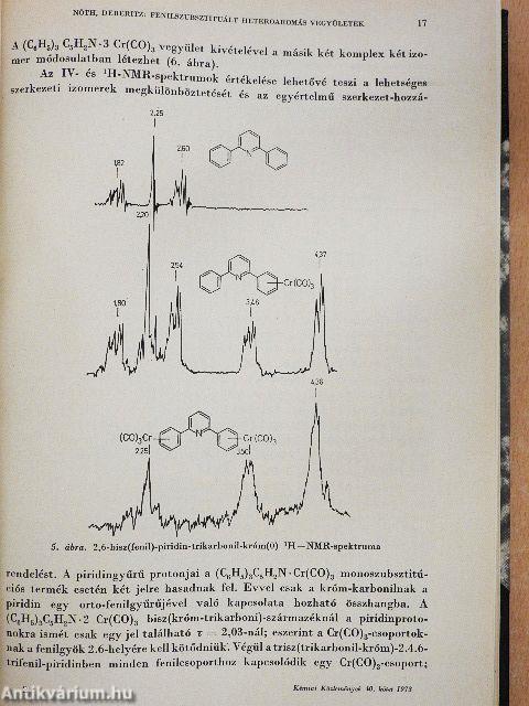 Kémiai Közlemények 1973/1-4.