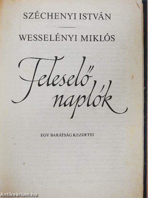 Feleselő naplók