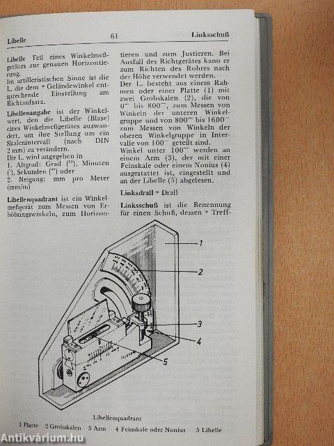 Wörterbuch der Ballistik und Schiesslehre