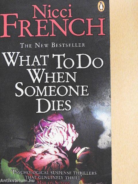 What To Do When Someone Dies