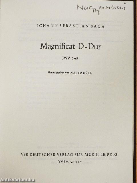 Magnificat D-dur