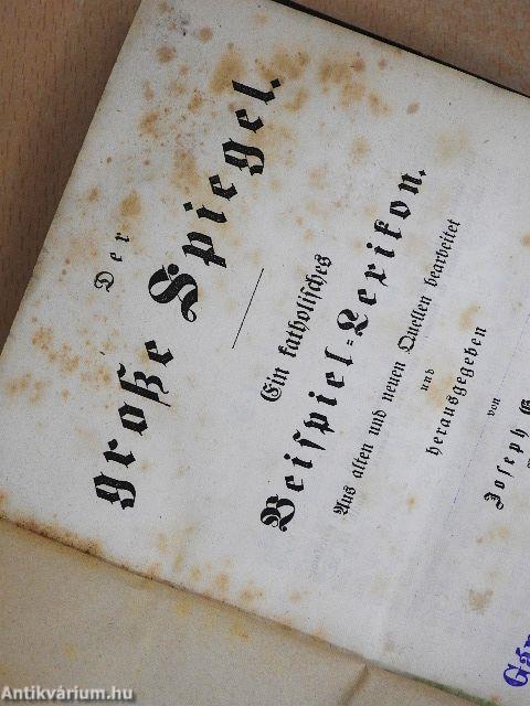 Der große Spiegel I-II. (gótbetűs)