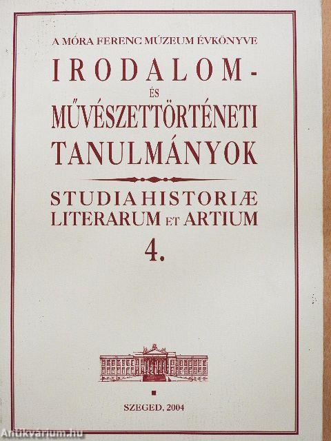 Irodalom- és művészettörténeti tanulmányok 4.