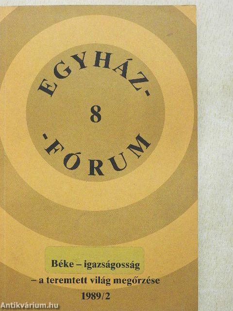 Egyházfórum 1989/2.